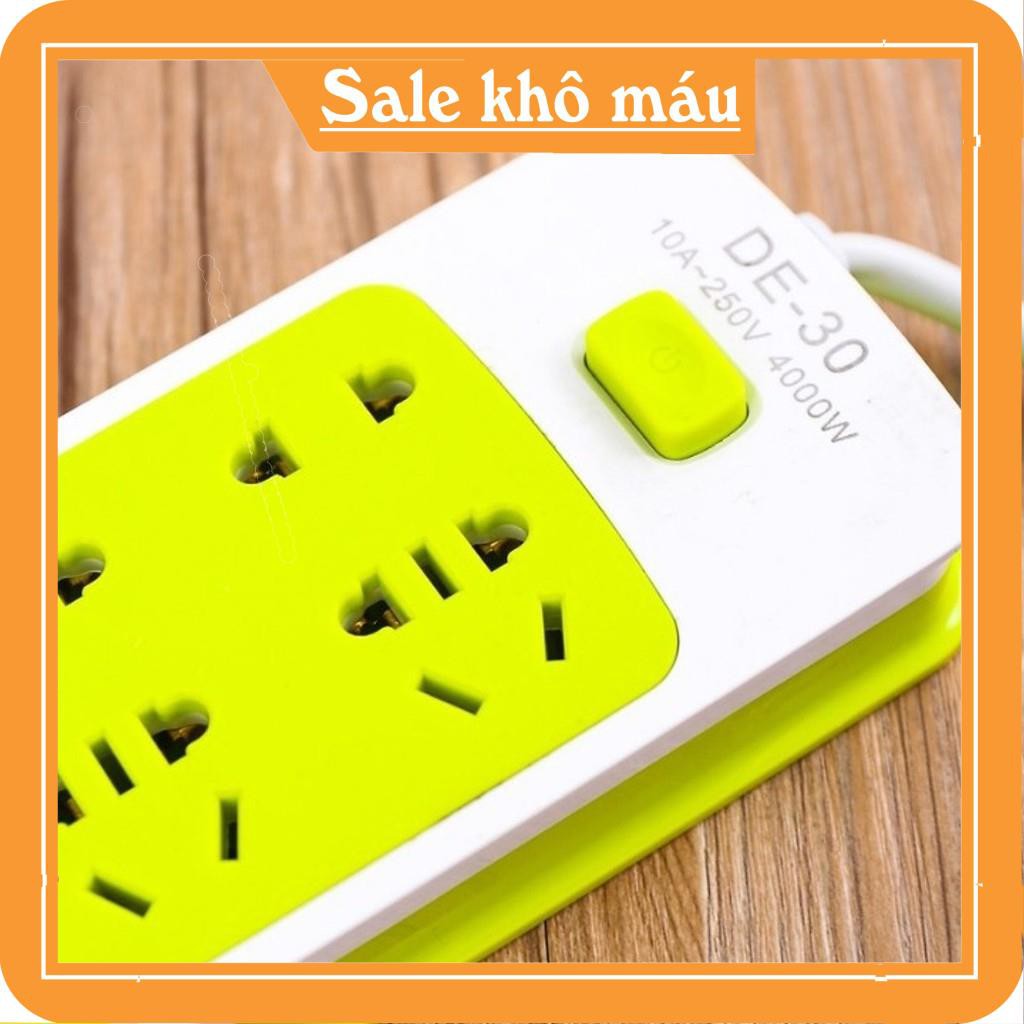 Ổ Cắm Điện Đa Năng Chống Giật 6 Lỗ Và Có 3 Cổng Sạc Usb Cho Điện Thoại, Máy Tính Bảng