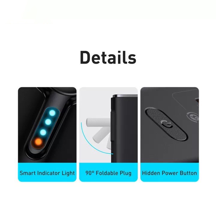 Sạc dự phòng kiêm củ sạc 2 trong 1 Baseus GaN3 87w 10000mAh giúp sạc nhanh điện thoại và máy tính, laptop
