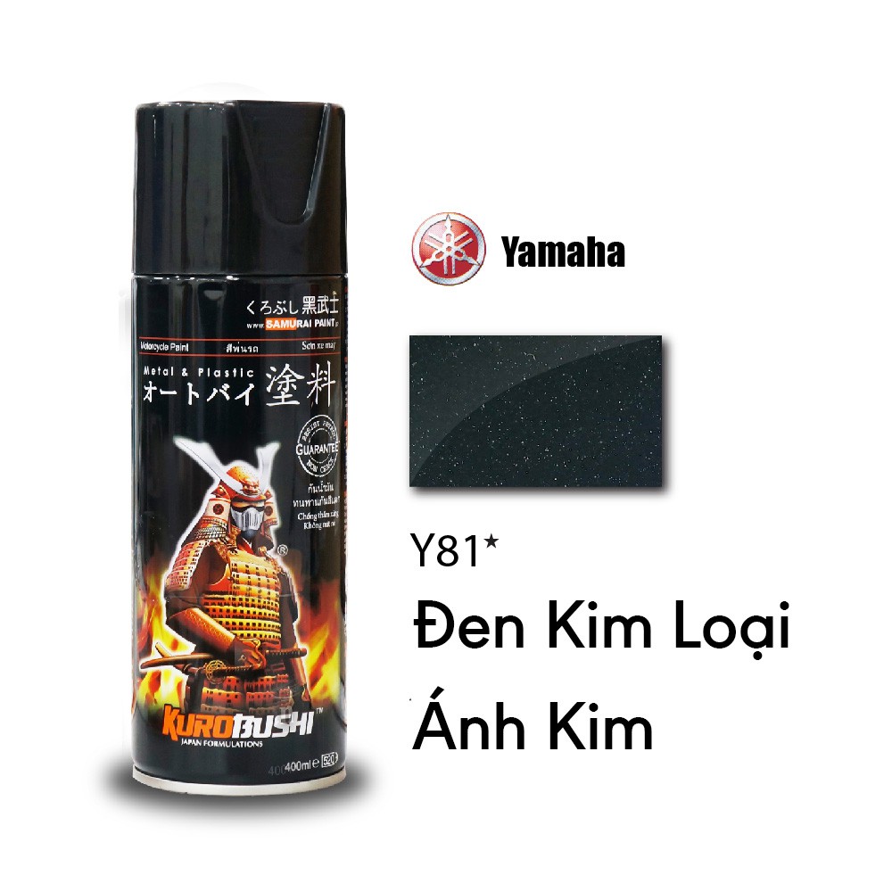 COMBO Màu Đen Kim Loại Ánh Kim Y81 Son Samurai