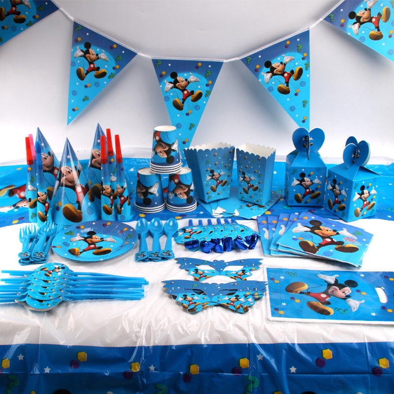 Bộ dụng cụ ăn uống hình chuột Mickey đáng yêu