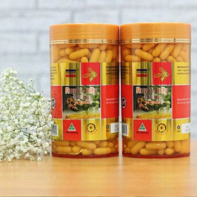 [ NEW] Viên Uống Sữa Ong Chúa Tăng Đề Kháng, Đẹp Da Royal Jelly 1610mg 365 Viên