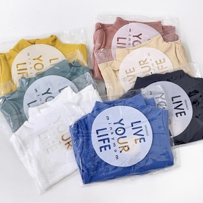 ÁO COTTON LEN GẤU CỔ 3P MỀM ĐẸP CHO BÉ