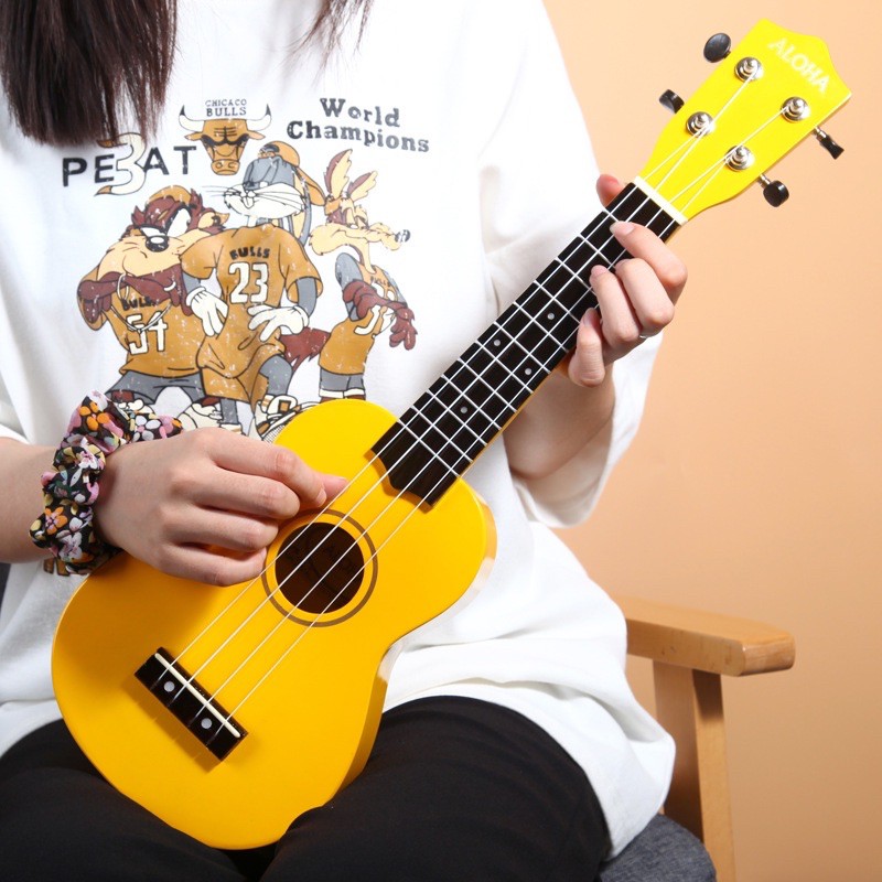 ĐÀN UKULELE SOPRANO 21INCH VÀNG FIBER CARBON