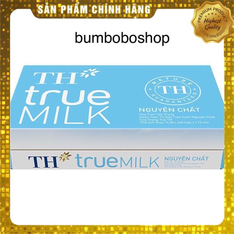 Sữa TH true milk có đường/ít đường/không đường hộp 110ml