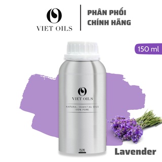 Tinh dầu thơm phòng hương Oải hương nồng nàn, thư giãn thiên nhiên Viet Oils - Nhập khẩu - Chai 150ml