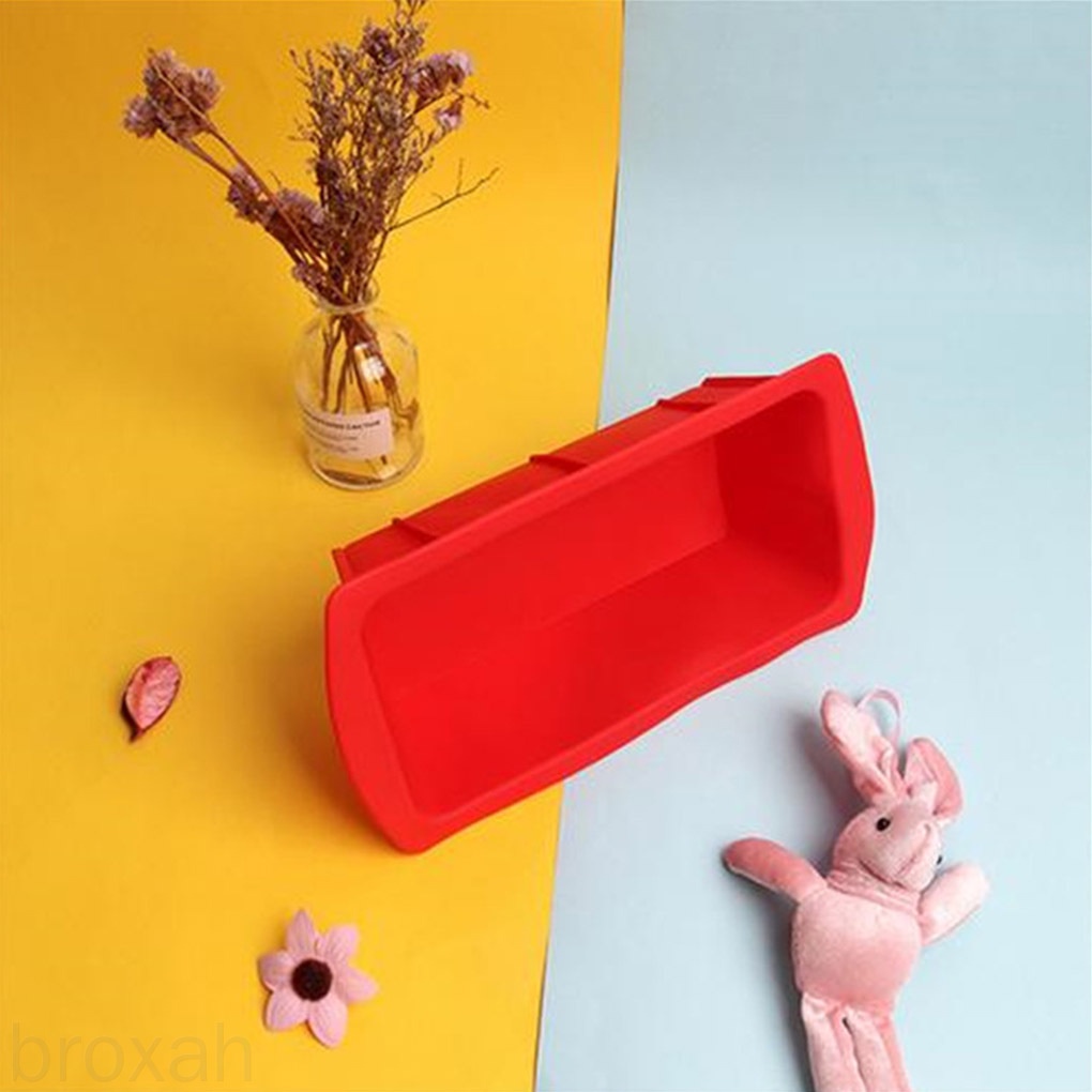 Khuôn Silicone Làm Bánh Chống Dính Hình Chữ Nhật Tiện Dụng