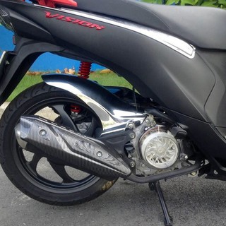 [XUYÊN THẤU] NẮP QUẠT GIÓ,ỐP QUẠT GIÓ KIỂU TRANG TRÍ CHO XE VISION CAO CẤP (MÀU TRẮNG TRONG)