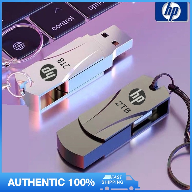Ổ đĩa USB flash HP 1TB 2TB 64GB 32 16GB 8GB 4GB 2GB USB 1GB Flash Drive với móc khóa