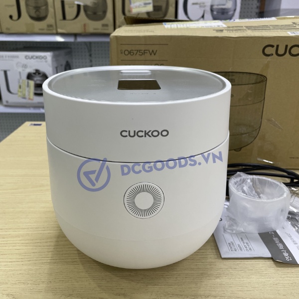 Nồi cơm điện tử mini Cuckoo 0.54L và 1.08L cho 2-6 người ăn CR-0375FW/CR-0675FW