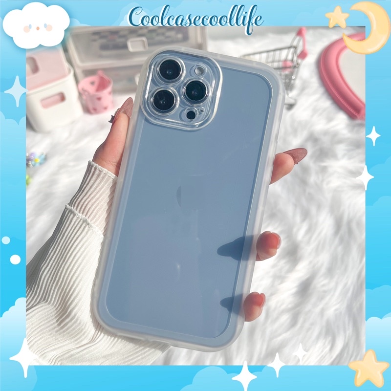 Ốp Ú trong suốt bo tròn bảo vệ toàn diện - ốp iphone/case điện thoại