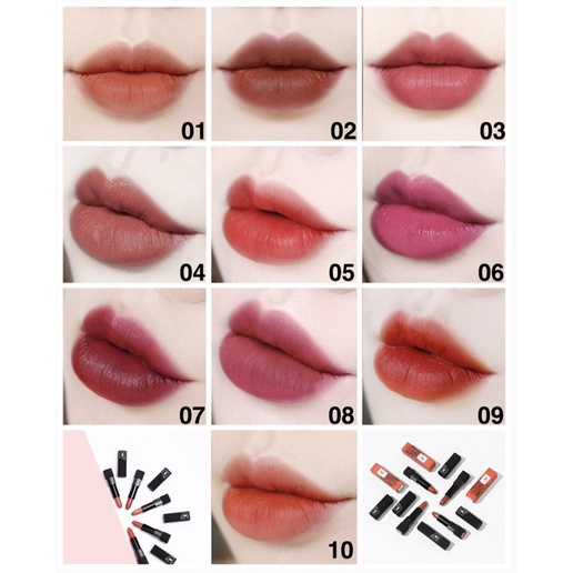 Son lì mềm The 20 Velvet Matte Lipstick
