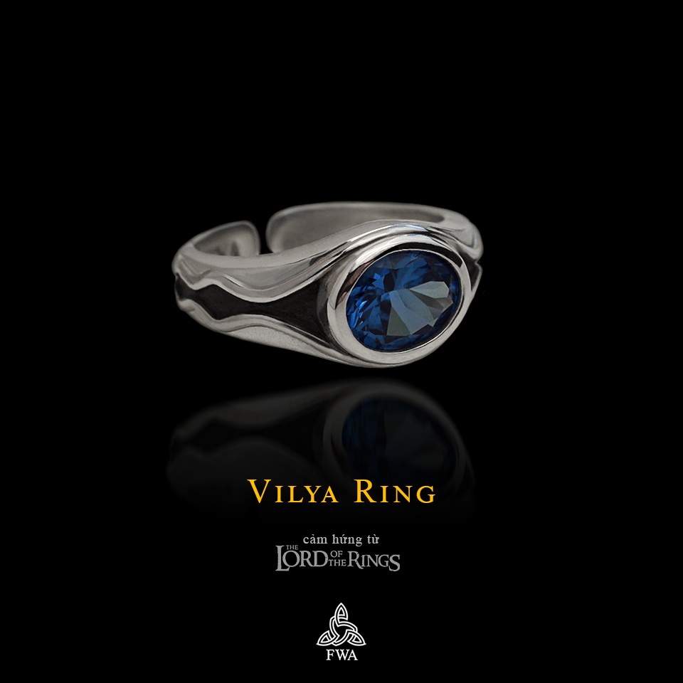 Nhẫn bạc nam FWA Vilya Ring - Chúa tể chiếc Nhẫn
