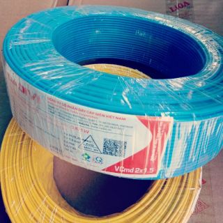 Dây điện đôi Cadivi 2x30 (VCmd/LF 2x1.5mm)