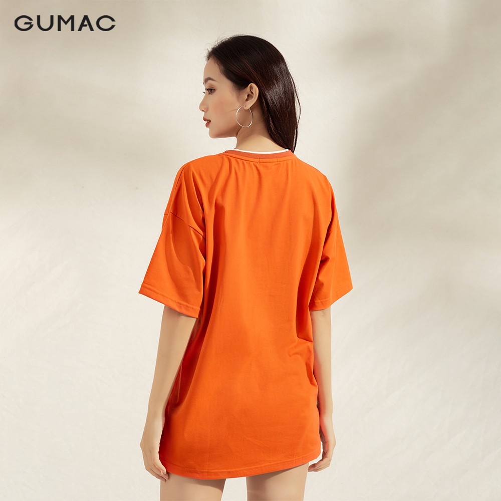 Áo thun nữ túi hộp GUMAC thiết kế basic năng động trẻ trung ATA1151 | BigBuy360 - bigbuy360.vn