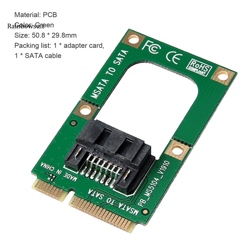 Thẻ Chuyển Đổi Mini Sata Sang 7-pin Sata Chống Oxy Hóa Cho Hdd | BigBuy360 - bigbuy360.vn