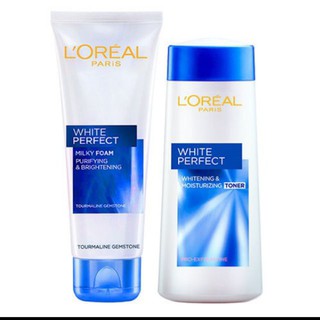 Bộ đôi sửa rửa mặt 100ml và nước hoa hồng 200ml làm sạch da trắng mịn da