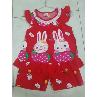 bộ lụa bộ tôn bé gái mẫu 14 17ky