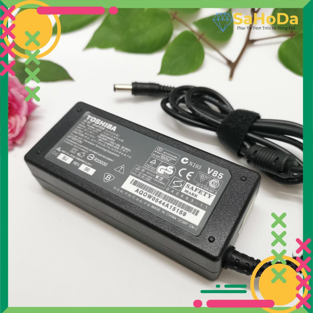 Sạc Laptop Toshiba 19v 3.42a 80w - Adapter laptop Toshiba