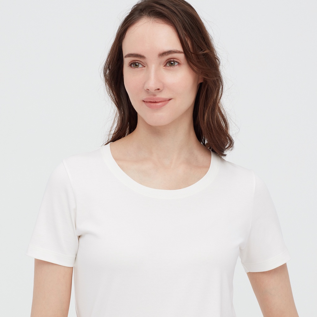 Áo phông UNIQLO Nữ AIRism làm lạnh siêu mát ❤️ (UNIQLO Nhật Chính Hãng)