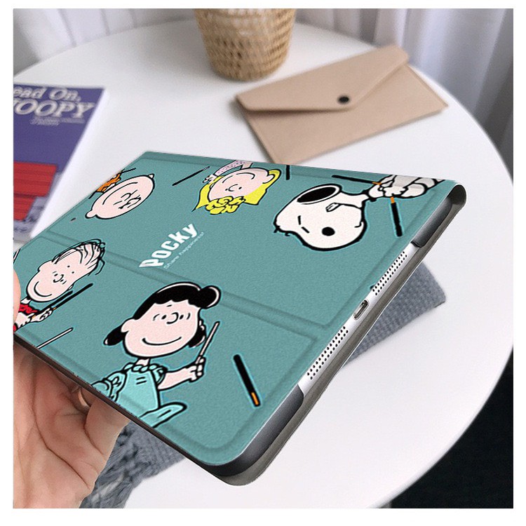 Bao Da iPad in hình Đậu Phộng - Bao da iPad Mini 1/2/3, iPad Mini 4/5, iPad 2/3/4, iPad Air 1/2, iPad 2017/2018 9.7 inch