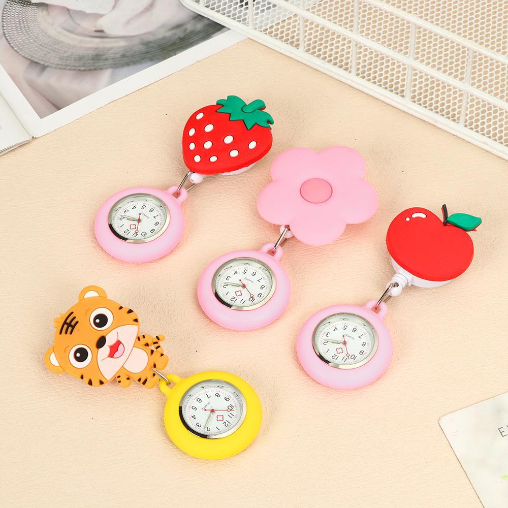 MIH Đồng Hồ Y Tá Dây Cao Su Mềm Thời Trang