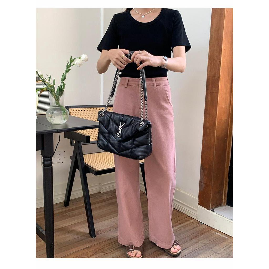 Áo Thun Tay Ngắn Cổ Tròn Thoải Mái Cho Nữ 61441