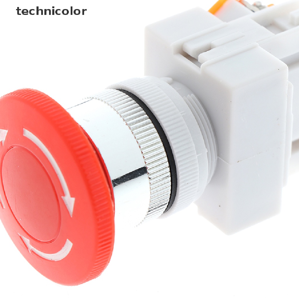 1 Nút Công Tắc Nhấn Khẩn Cấp 10A LAY37 Hình Nấm