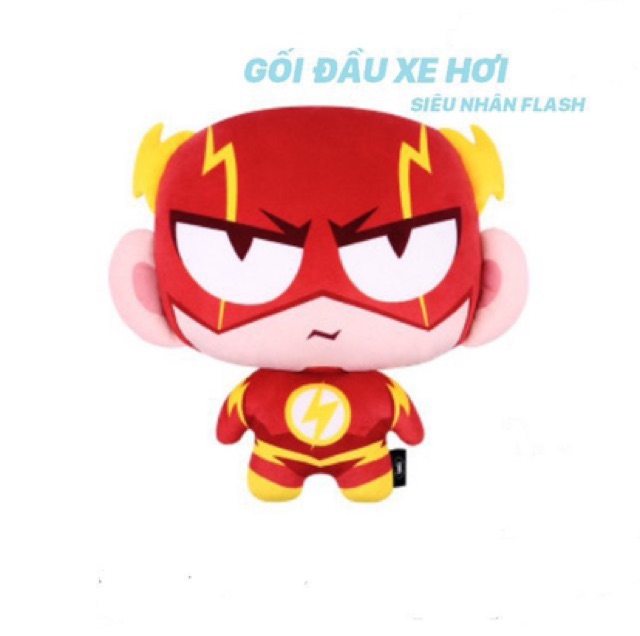 Gối dựa đầu xe hơi Siêu Anh Hùng vải nhung cao cấp -Gối xe hơi siu anh hùng cao cấp tại Nguyễn Gia group quận 5