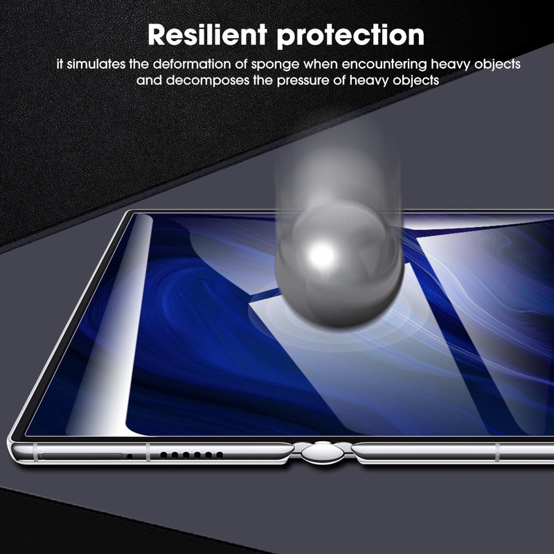 Miếng Dán Màn Hình Bằng TPU Mềm Trong Suốt Độ Nhạy Cao Chống Dấu Vân Tay Cho Huawei Mate Xs 2