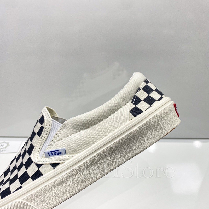 [TripleHStore] Giày Thể Thao Van Vault CheckerBoard ( Box xanh ) Vans Caro