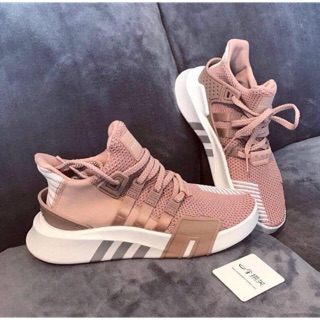 Giầy thể thao sneaker EQT 2018 màu hồng đất full size nữ.