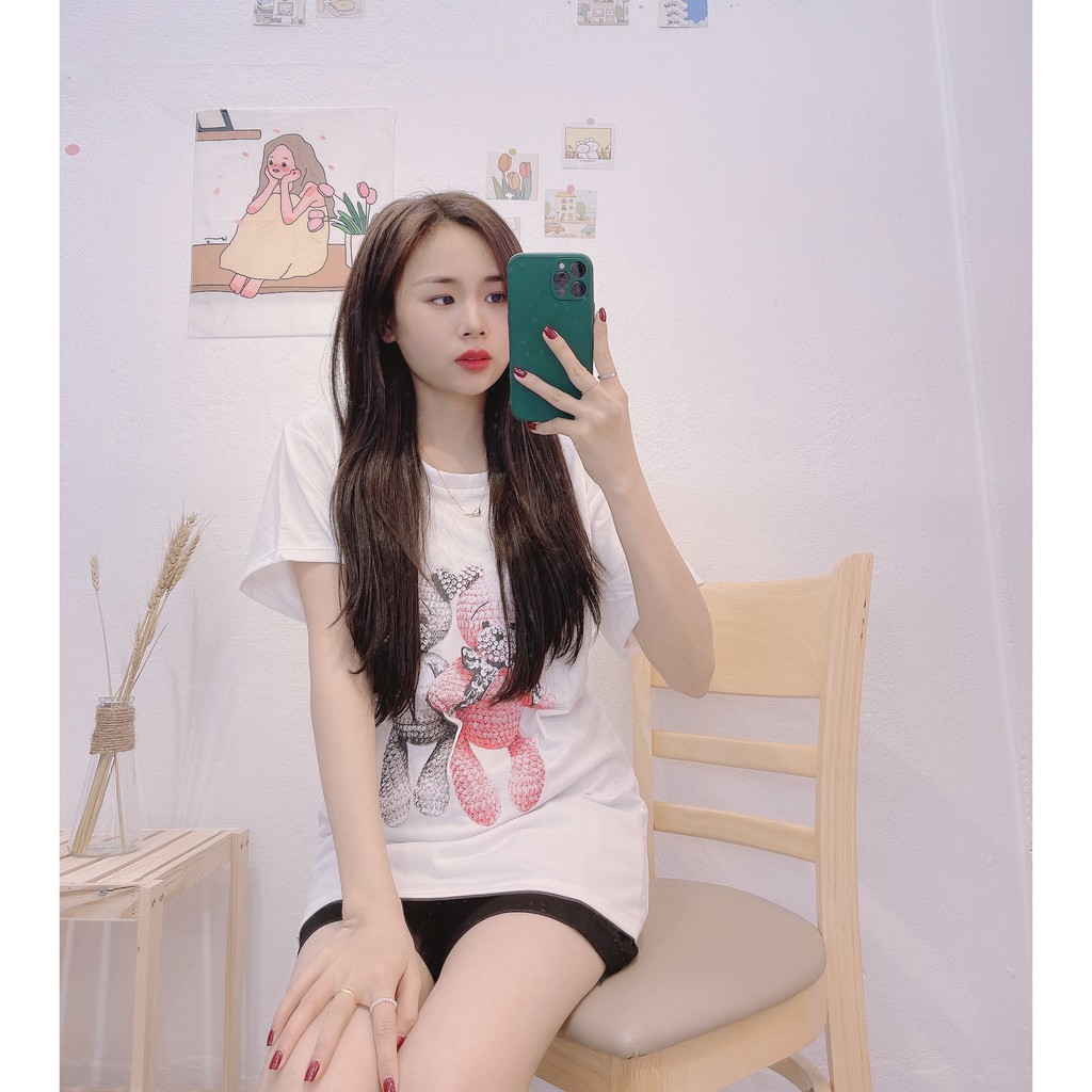 ÁoThung Nữ , Áo Phông Nữ Hình Thỏ Freesize 100% cotton Hàng Qc Loiạ1 | BigBuy360 - bigbuy360.vn