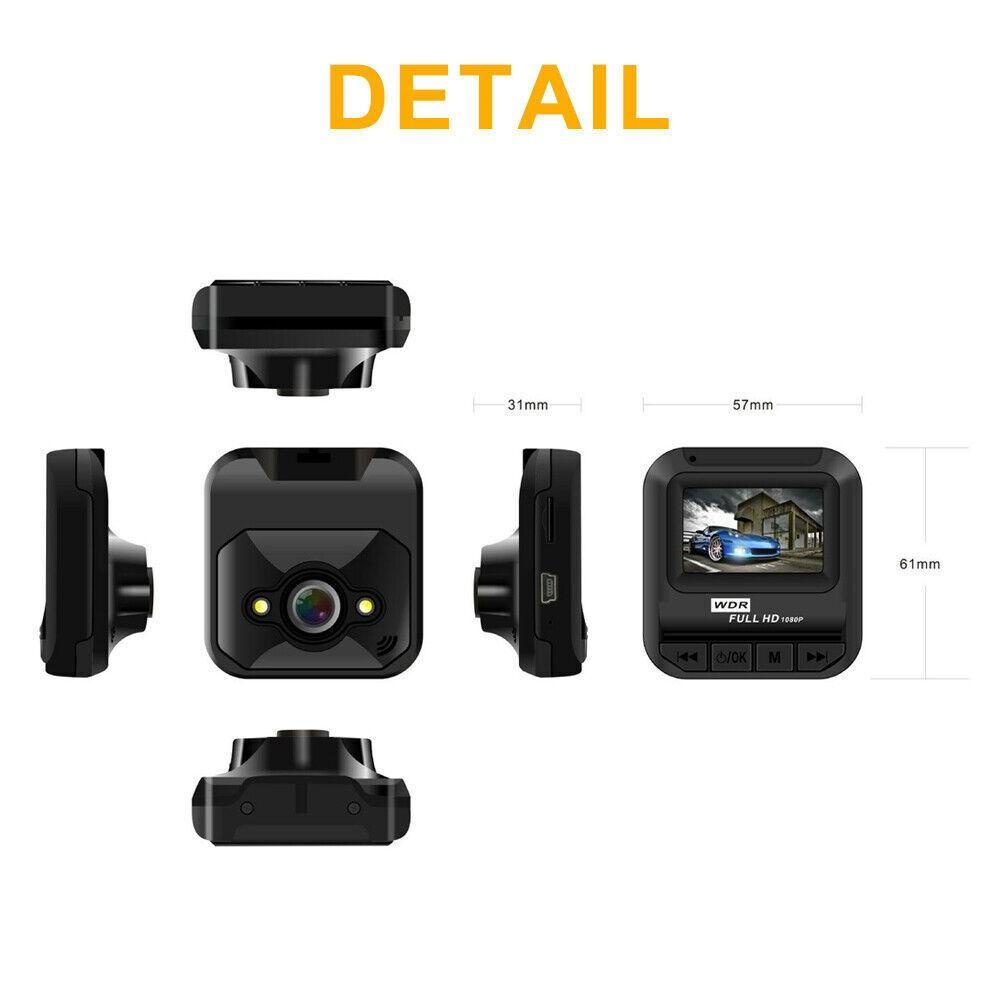 WTTLE Camera Hành Trình Ẩn Ống Kính Kép Độ Phân Giải 1080P HD DVR
