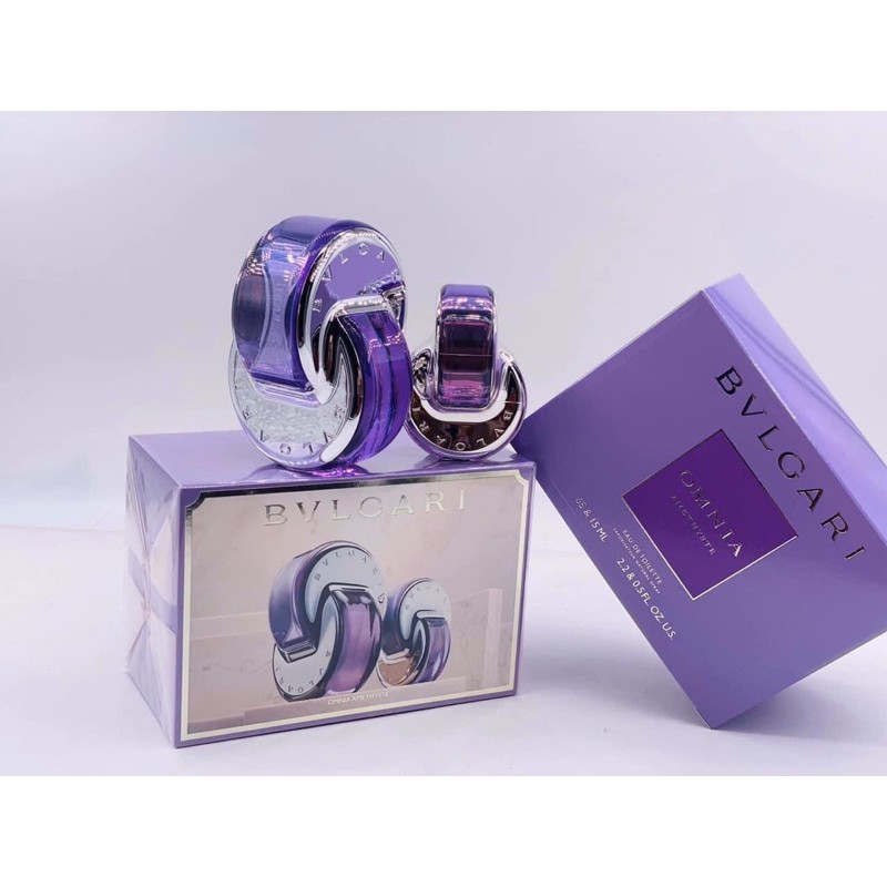 Sẵn- SET NƯỚC HOA BLV OMNIA TÍM