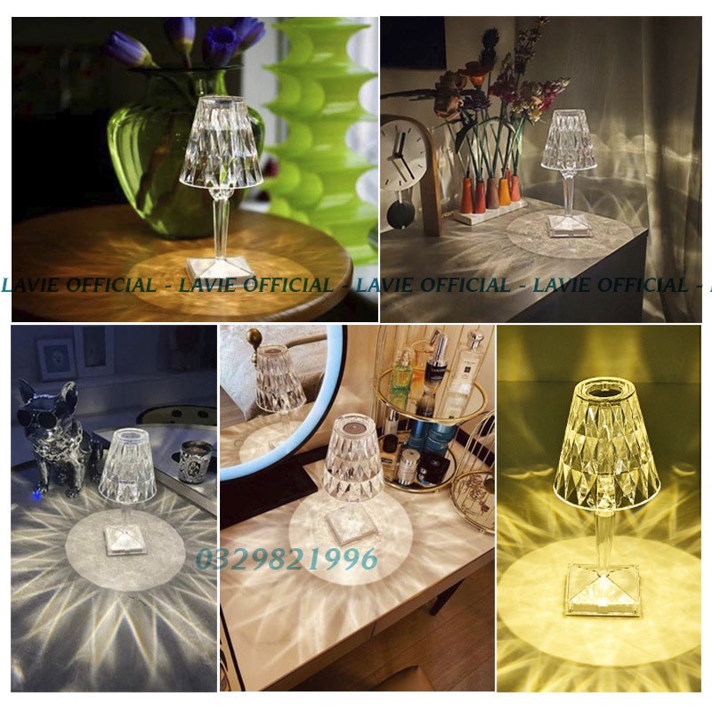 Đèn Ngủ Để Bàn Pha Lê Phong Cách Hoàng Gia Tân Cổ Điển Sang Trọng Đèn Ngủ Pha Lê Ý Decor Phòng Ngủ, Phòng Khách