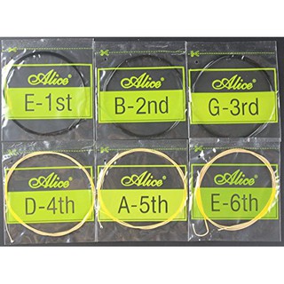 Dây lẻ đàn Guitar Classic đen vàng A107BK