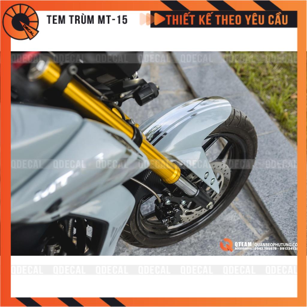 Tem trùm MT15 màu xi măng hottrend ghép tem rời chrome thiết kế theo yêu cầu