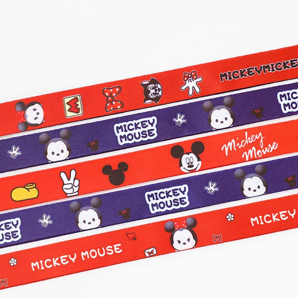 Ốp Điện Thoại Kèm Dây Đeo Thẻ Tên Hình Mickey Minnie Dễ Thương