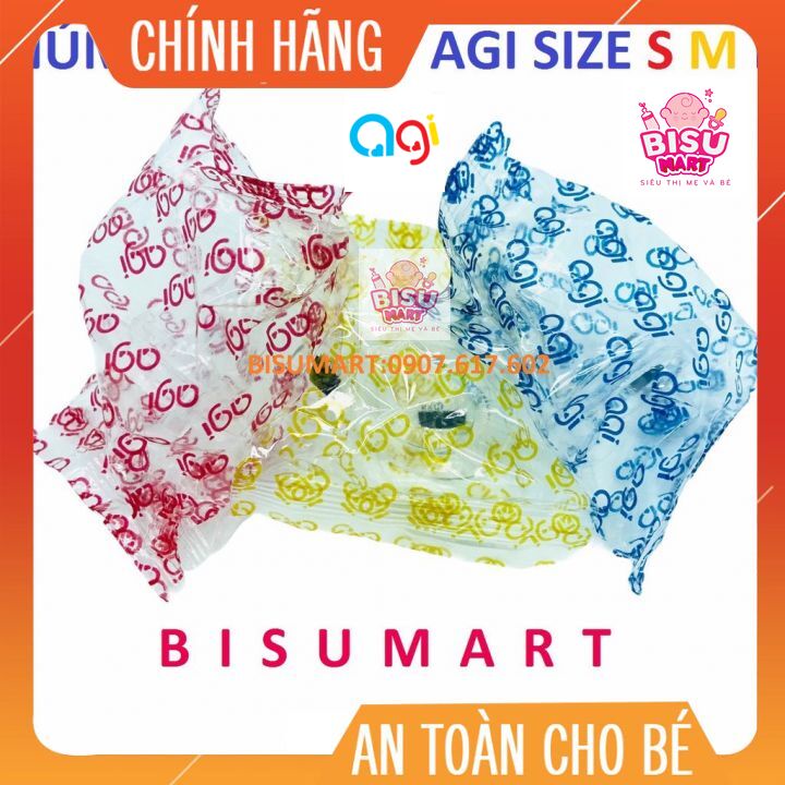 Núm vú AGI, Núm vù cổ hẹp silicon siêu mềm size S, M, L