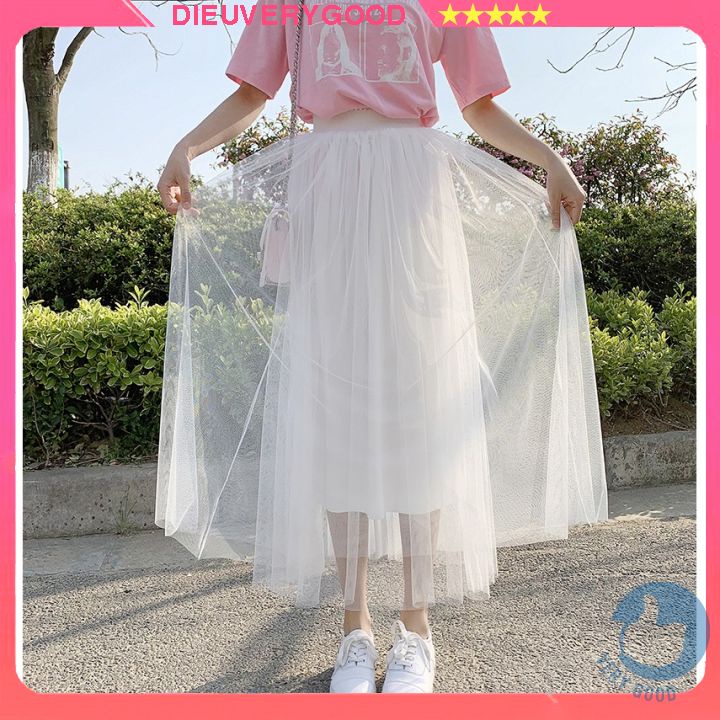Chân Váy Lưới Tutu chữ A công sở skirt 1769 diệu shop dieushop