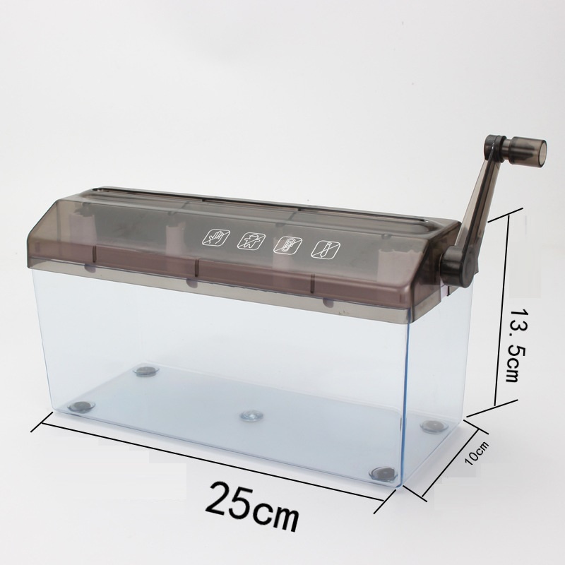 - Máy hủy tài liệu A4 văn phòng bằng tay- Máy cắt vụn hủy giấy