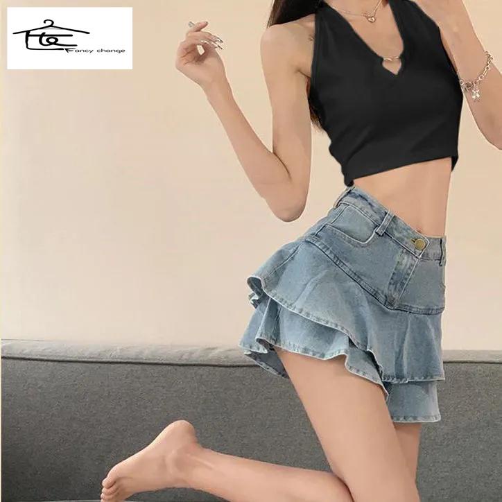 Áo Hai Dây Cổ Chữ v Hở Lưng Quyến Rũ Dành Cho Nữ