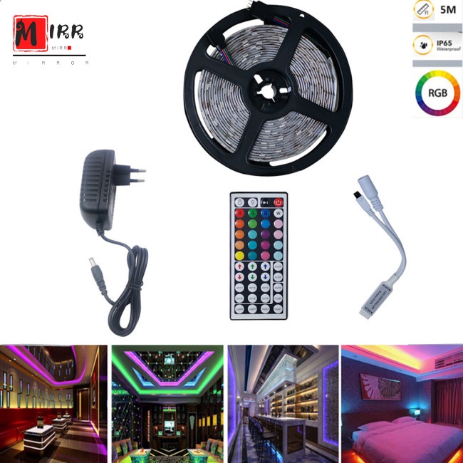 Dây đèn LED 150 bóng dài 5m + remote điều khiển 44 nút bấm