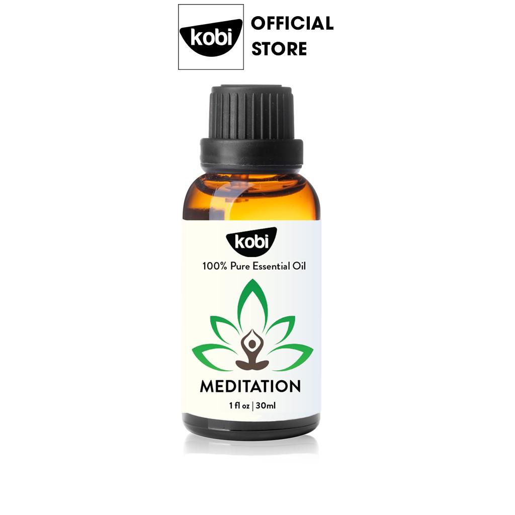 Tinh dầu Kobi Meditation essential oil blend giúp tĩnh tâm, thư thái tinh thần, thở sâu và tập trung tư tưởng -30ml