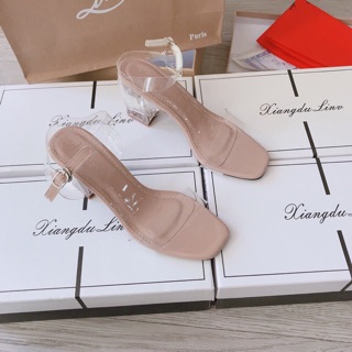 Sandal quai trong có quai hậu 5p và 7p