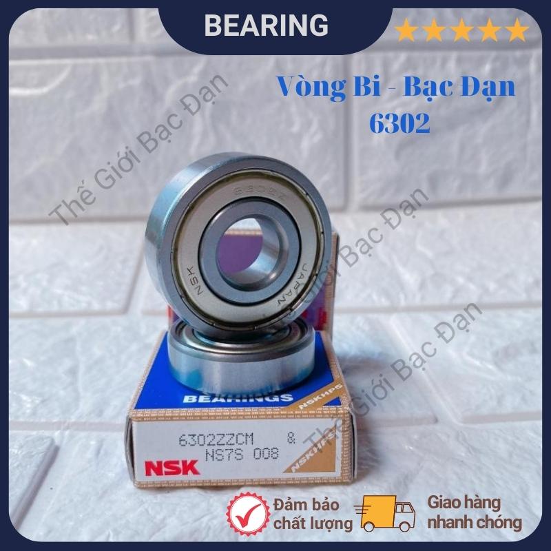 Vòng bi bạc đạn NSK 6302 ZZCM - hàng đẹp - chất lượng cao - Thế Giới Bạc Đạn