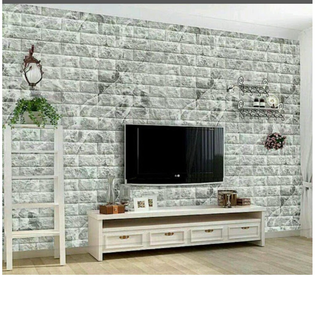 XỐP DÁN TƯỜNG 3D GIẢ ĐÁ 70x77 CM