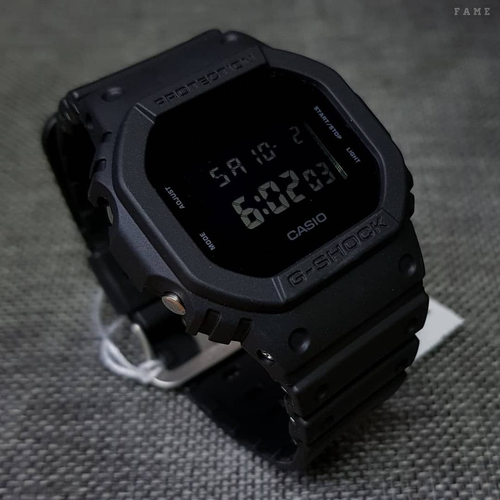 Đồng hồ thể thao nam nữ G-Shock DW-5600BB-1A Full phụ kiện