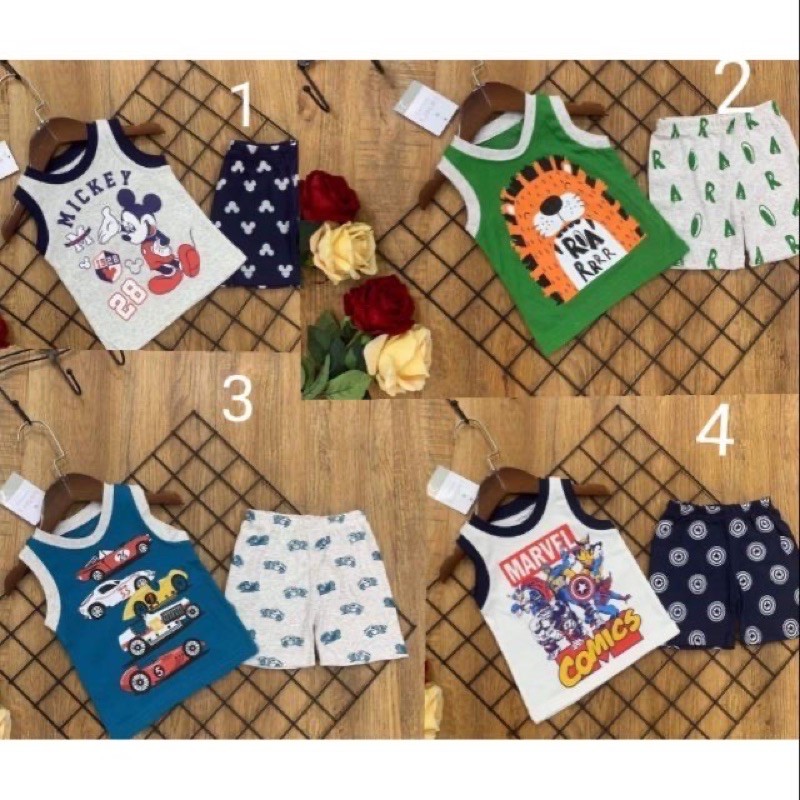 bộ ba lỗ xuất dư cực đẹp cho bé trai