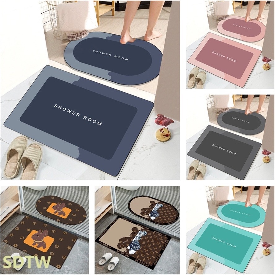 MỚI Tấm lót nhà tắm không trơn Thảm khô nhanh thảm chùi chân thấm nước